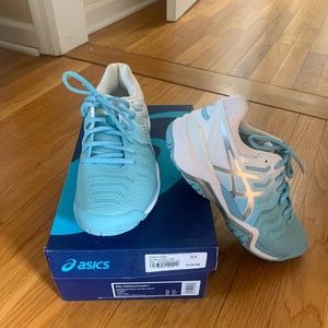 ASICS blue Gel-Resolution 7 tennis sneakers size 6.5